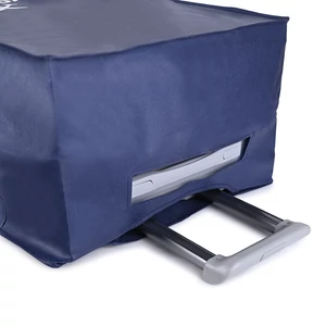 Kép 4/4 - Sötétkék Kis Méretű Bőröndvédő Huzat