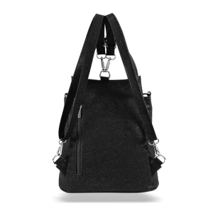 Kép 3/5 - Zellia Fekete Műbőr Női Hátitáska