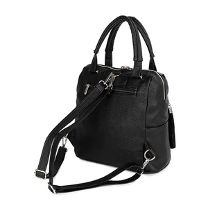 Kép 3/4 - Zellia Fekete-Bronz Színű Műbőr Váll- És Hátitáska