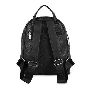 Kép 3/5 - Fekete Mintás Női Hátitáska