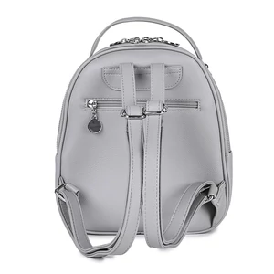 Kép 3/5 - Alex &amp; Mia Szürke Műbőr Kisméretű Divat Hátizsák