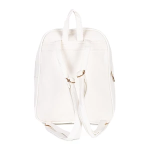 Kép 3/5 - Fehér Műbőr Női Hátitáska