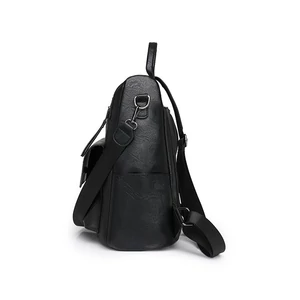 Kép 2/6 - Bézs Női Műbőr Biztonságos Hátizsák