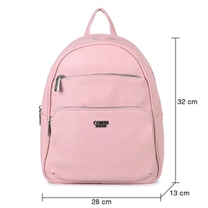 Kép 4/5 - Coveri Rózsaszín Műbőr Női Hátitáska