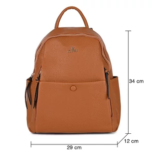 Kép 4/6 - Coveri Barna Női Műbőr Többfunkciós Hátitáska