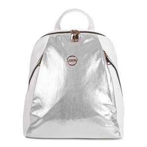 Kép 2/5 - Jorita Fehér-Ezüst Színű Női Hátitáska