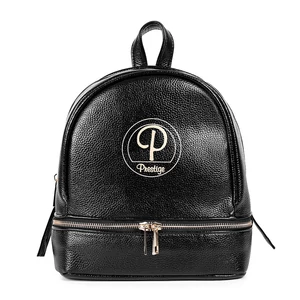 Kép 2/5 - Prestige Fekete Műbőr Női Hátitáska