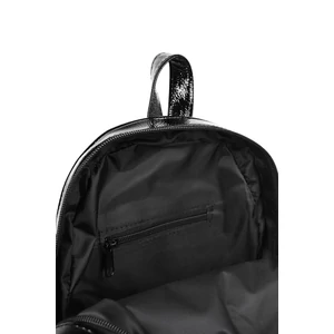 Kép 5/5 - Prestige Fekete Műbőr Női Hátitáska