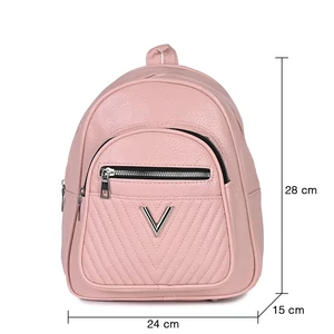 Kép 4/5 - Rózsaszín Kis Méretű Női Hátitáska