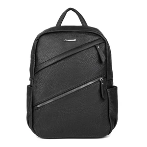 Kép 2/4 - Silvia Rosa Fekete Női Műbőr Hátitáska