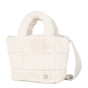 Kép 1/5 - David Jones Bézs Műszőrmés Kézitáska