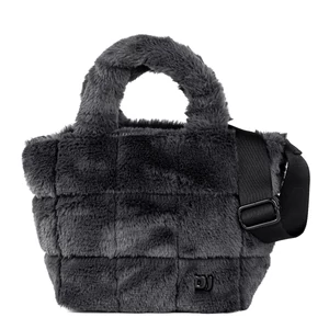 Kép 2/5 - David Jones Sötétszürke Műszőrmés Kézitáska