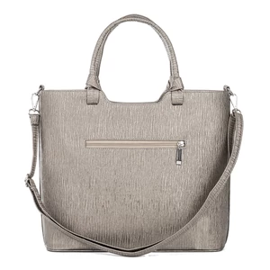 Kép 3/4 - Zellia Bronz Színű Csillogó Mintás Műbőr Női Kézi- és Oldaltáska