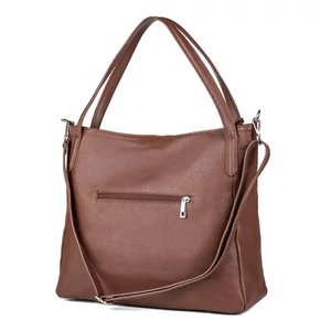 Kép 2/4 - Borse in Pelle Kávébarna Női Valódi Bőr Nagy Méretű Válltáska