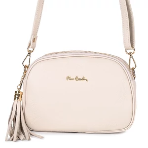 Kép 2/6 - Pierre Cardin Bézs Valódi Bőr Oldaltáska