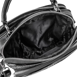 Kép 4/4 - Alex & Mia Fekete-Ezüst Színű Mintás Oldaltáska