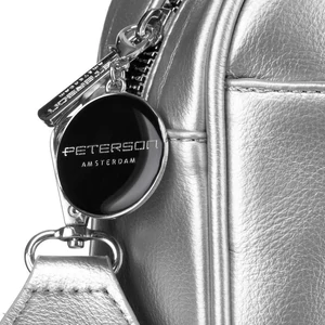 Kép 7/11 - Peterson Ezüst Színű Műbőr Női Oldaltáska