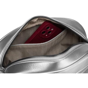 Kép 10/11 - Peterson Ezüst Színű Műbőr Női Oldaltáska