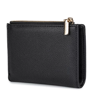 Kép 2/5 - Diana&Co Fekete-Bézs Műbőr Kis Méretű Női Pénztárca