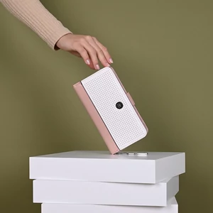 Kép 4/4 - Eslee Rózsaszín Női Pénztárca