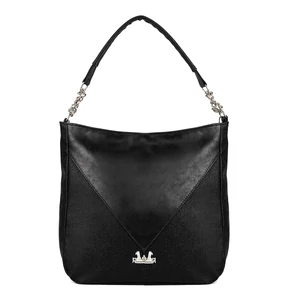 Kép 2/4 - Zellia Fekete Műbőr Női Válltáska