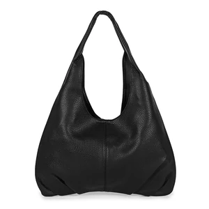 Kép 3/4 - Fekete Műbőr Női Válltáska Neszeszerrel