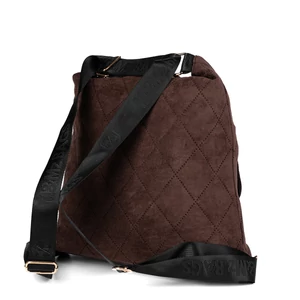 Kép 3/4 - Kávébarna Művelúr Női Válltáska