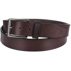Kép 2/5 - Bellugio Sötétbarna Valódi Bőr Férfi Öv - 115 cm