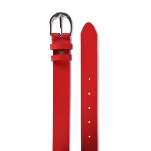 Kép 2/3 - Prestige Piros Női Vastag Bőr Öv 115 CM