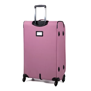 Kép 2/7 - Touareg Rózsaszín Nagy Méretű Puha Falú Bőrönd