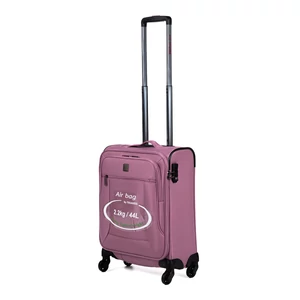 Kép 1/7 - Touareg Rózsaszín Kis Méretű Puha Falú Bőrönd