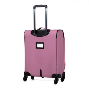 Kép 2/7 - Touareg Rózsaszín Kis Méretű Puha Falú Bőrönd