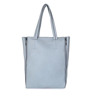 Kép 3/6 - Égkék Műbőr Shopper Táska Szett