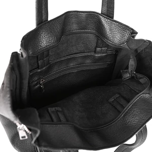 Kép 5/6 - Rózsaszín Műbőr Shopper Táska Szett