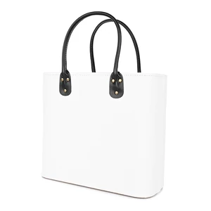Kép 1/4 - Fehér Közepes Méretű Shopper Táska