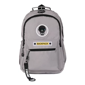 Kép 2/7 - Szürke Uniszex Hátitáska Laptoptartóval