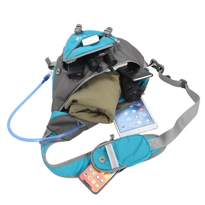 Kép 6/6 - Fekete-Szürke Nagy Méretű Keresztpántos Hátitáska