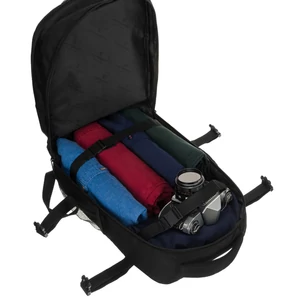 Kép 5/7 - Peterson Fekete Ingyenes Méretű Fedélzeti Táska (40x25x20 cm)