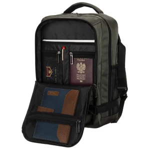 Kép 7/7 - Peterson Kekizöld Ingyenes Méretű Fedélzeti Táska (40x25x20 cm)