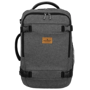 Kép 2/13 - Peterson Szürke Kézipoggyász Méretű Hátitáska (40x25x20)