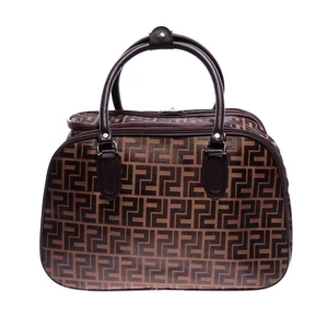 Kép 1/4 - Besty Nagy Vászon Utazótáska Barna színű