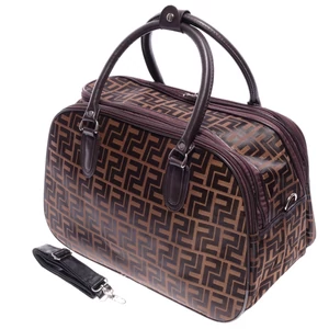 Kép 2/4 - Besty Nagy Vászon Utazótáska Barna színű