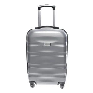 Kép 1/8 - LDV Ezüst Hullámnyomott ABS Kabinbőrönd (55*37*20 cm)
