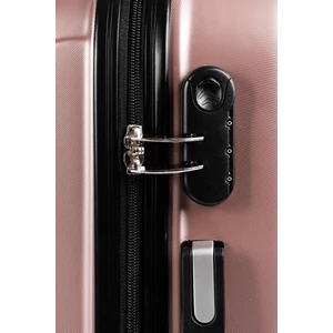 Kép 4/6 - Pink Kemény Nagy Méretű Bőrönd (4 kerekű) L