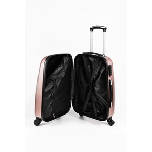 Kép 6/6 - Pink Kemény Nagy Méretű Bőrönd (4 kerekű) L