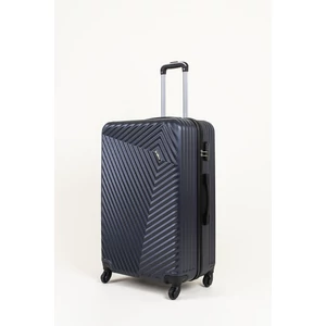 Kép 2/6 - LC Sötétkék Közepes Méretű Kemény Bőrönd