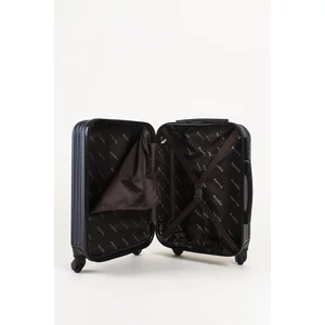 Kép 4/6 - LC Sötétkék Közepes Méretű Kemény Bőrönd