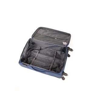 Kép 5/7 - Besty Nagyméretű Kávé Színű Puha Falú Bőrönd Szett