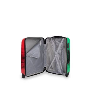 Kép 4/5 - Ormi Kék Repülő Mintás Nagyméretű Kemény Bőrönd