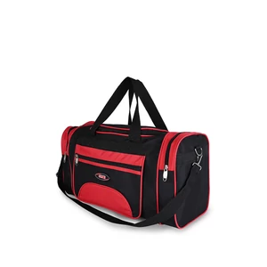 Kép 2/4 - Ormi Fekete-Piros Színű Nagy Méretű Utazótáska